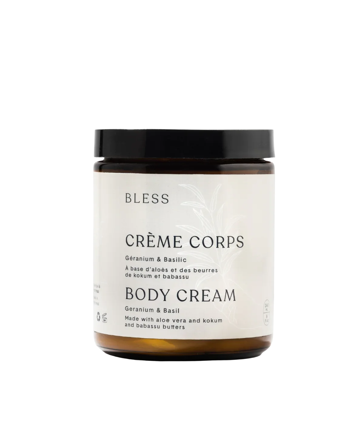 Geranium & Basil Body Cream
